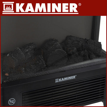 EmbeGO 2000W elektrisk radiator med flammeeffekt