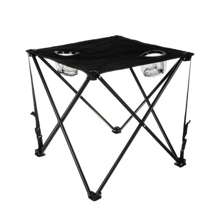 Folding campingbord med to stole til fiskeri og udendørs brug