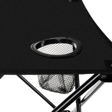 Folding campingbord med to stole til fiskeri og udendørs brug