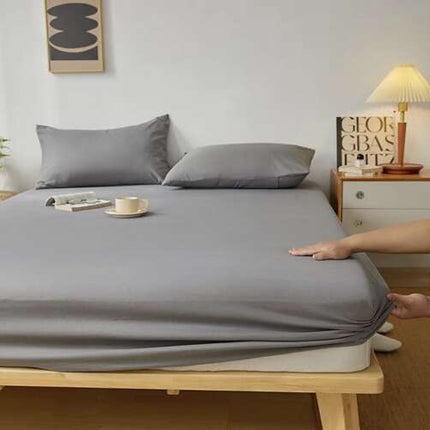 Fitted Sheet i 100% Bomuld Jersey 180x200 cm – Blød og Åndbar