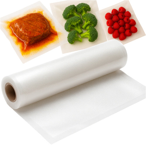 Vacuumfolie 28x600 cm til effektiv opbevaring af mad