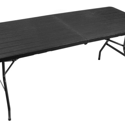 Foldbar havebord 180 cm med praktisk opbevaring