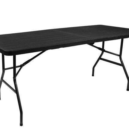 Foldbar havebord 180 cm med praktisk opbevaring