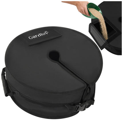 Fyldsand parasolstand i Oxford stof - 40kg kapacitet