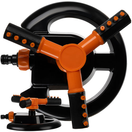 Gardlov 3-armet roterende sprinkler til effektiv vanding