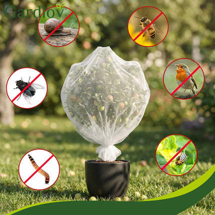 Beskyttelsesnet til blomsterbede 3x6m mod insekter og fugle
