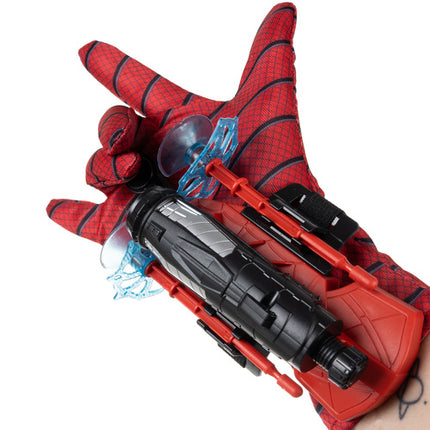 Superheltehandske med launcher og dartpile til sjov leg