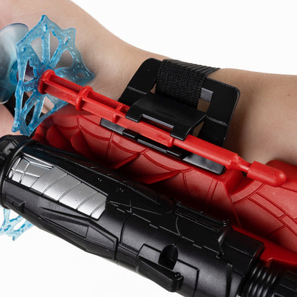 Superheltehandske med launcher og dartpile til sjov leg
