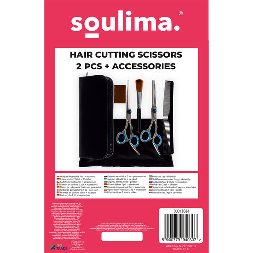 Hairdressing Sæt med 7 Elementer – Professionelle Saks og Tilbehør