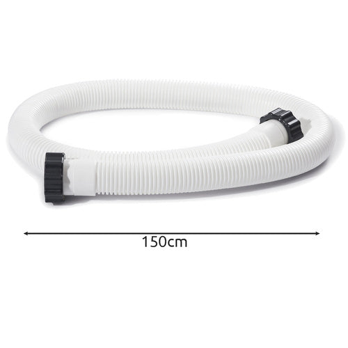 Slange til filterpumpe 38 mm - 150 cm til pool og klorrensning