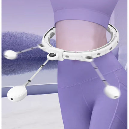 Hula hoop med tæller og justerbar vægt til effektiv træning