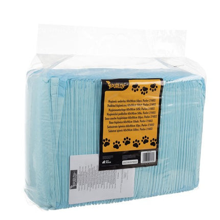 Engangs Absorberende Hygienepuder x 50 - 60x90 cm + Hundeposer x 30