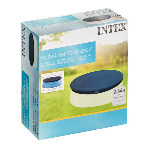 Poolcover til 244 cm Intex pool med isolering og beskyttelse
