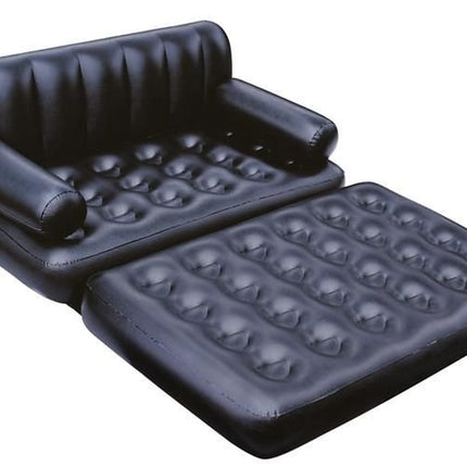 Oppustelig dobbeltmadras til sofa - 188 x 152 x 64 cm, komfortabel og holdbar løsning til gæster