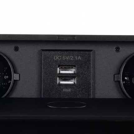 Diskret Stikkontakt med USB - Praktisk og Elegant Løsning til Dit Hjem