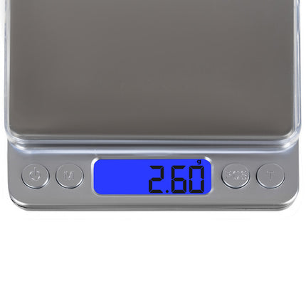 Præcisionsvægt 500g med 0,01g nøjagtighed og LCD-display