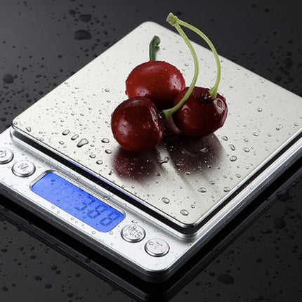 Præcisionsvægt 500g med 0,01g nøjagtighed og LCD-display