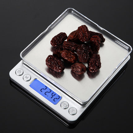 Præcisionsvægt 500g med 0,01g nøjagtighed og LCD-display