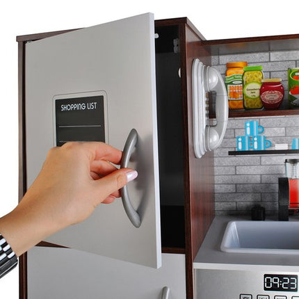 Wooden Kitchen XL med Lyd, Lys og Tilbehør – Fantastisk Leg for Børn