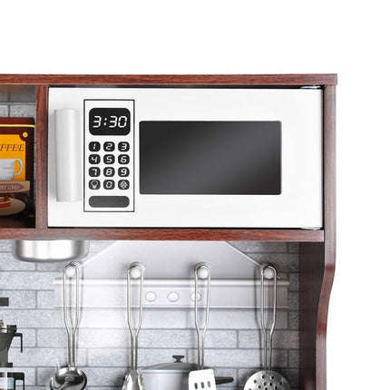 Wooden Kitchen XL med Lyd, Lys og Tilbehør – Fantastisk Leg for Børn