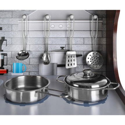 Wooden Kitchen XL med Lyd, Lys og Tilbehør – Fantastisk Leg for Børn