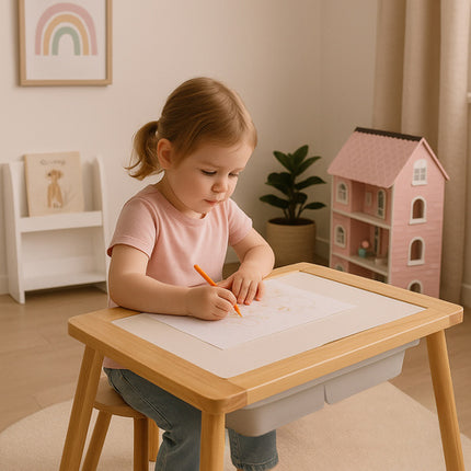 Sensory Bord med Stol til Børn - Øg Kreativitet og Læring