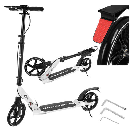 Sammenfoldelig scooter med 20cm hjul og skivebremse til børn og voksne
