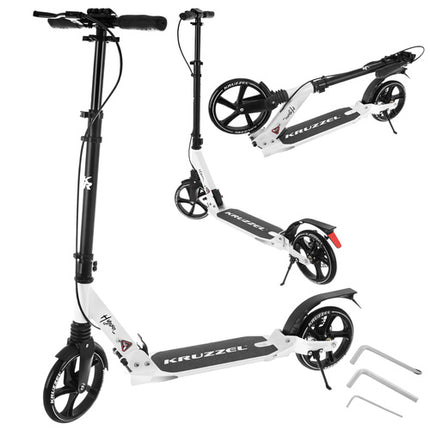 Sammenfoldelig scooter med 20cm hjul og skivebremse til børn og voksne