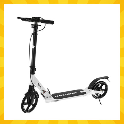 Sammenfoldelig scooter med 20cm hjul og skivebremse til børn og voksne