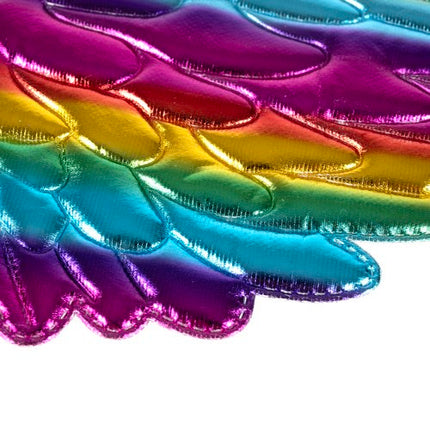 Rainbow Unicorn Kostume - Skørt, Vinger & Hovedbånd til Børn