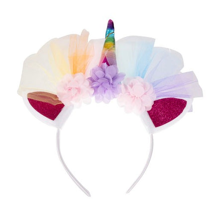 Rainbow Unicorn Kostume - Skørt, Vinger & Hovedbånd til Børn