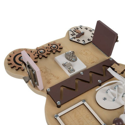 Bear Manipulation Board 14in1 – Læring og Leg for Børn
