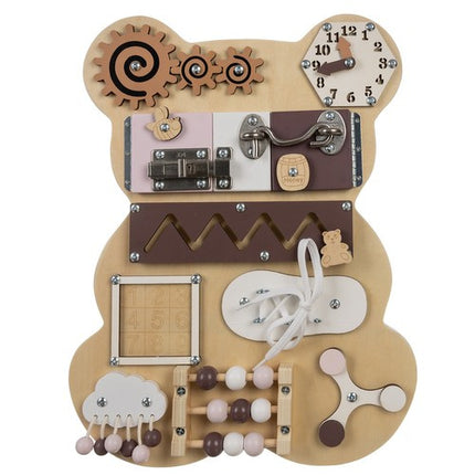 Bear Manipulation Board 14in1 – Læring og Leg for Børn