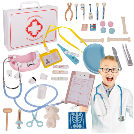Little Doctor Legetøjssæt med Førstehjælp og Udstyr