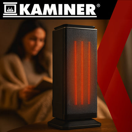 Lumni 2.0 elektrisk varmeblæser med fjernbetjening og timer