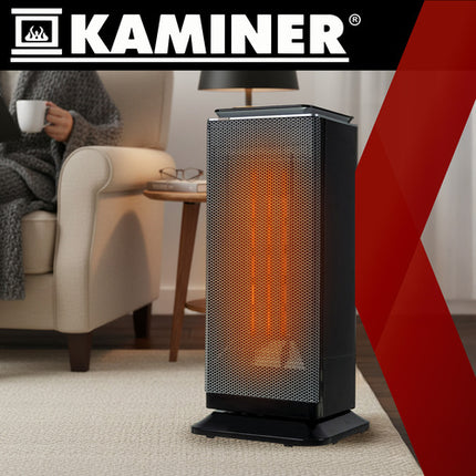Lumni 2.0 elektrisk varmeblæser med fjernbetjening og timer