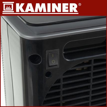 Lumni 1500W elektrisk varmeblæser med LED-display og timer