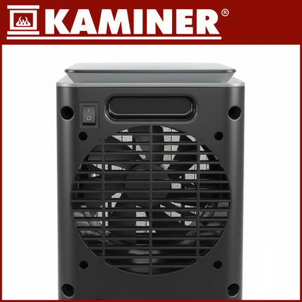 Lumni 1500W elektrisk varmeblæser med LED-display og timer