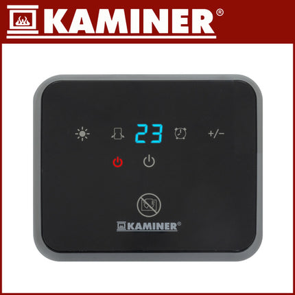 Lumni 1500W elektrisk varmeblæser med LED-display og timer