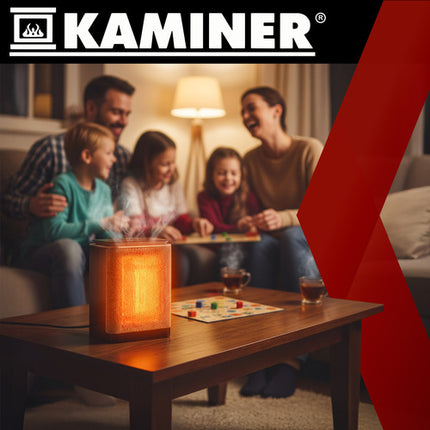 Lumni 1500W elektrisk varmeblæser med LED-display og timer