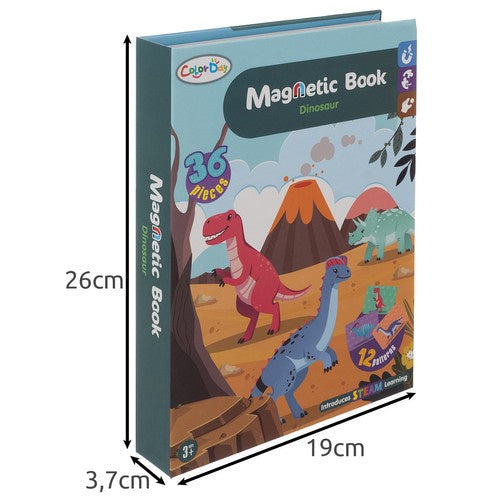 Magnetisk Puslespil "Dinosaurer" – Kreativ Leg for Børn