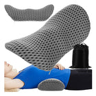 Ortopædisk lændepude i memory foam med ergonomisk W-form
