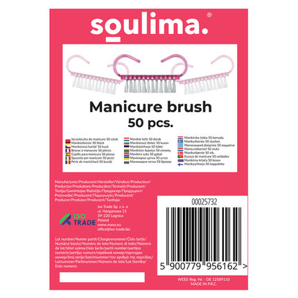 Manicure børster - 50 stk. engangs børster til neglepleje