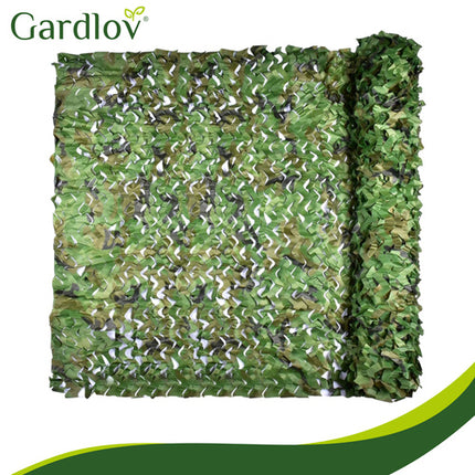 Camouflage net 2x5m med 100 fastgørelsesremme - vandtæt