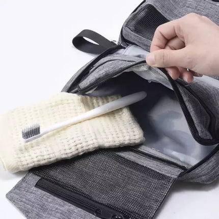 Praktisk Toilettaske til Mænd med Krog – Ideel til Rejser
