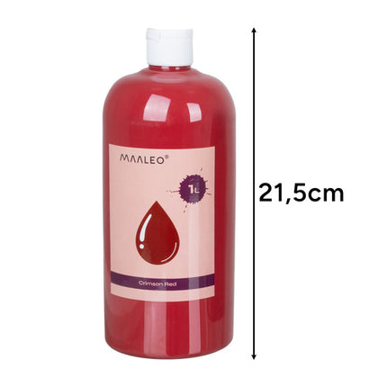 Maling sæt med 12 farver - 1000 ml hver
