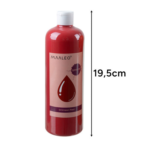 Maling sæt med 18 farver - 500 ml hver