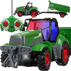 Fjernstyret Traktor med Trailer og Tipper – Sjov for Børn