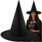 Klassisk heksehue i sort til Halloween og kostumer