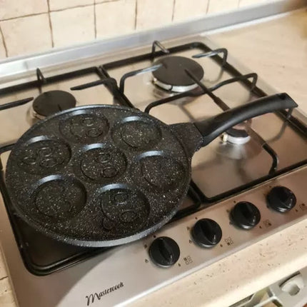 Non-stick Stegepande til Pandekager og Æg – Sjov og Praktisk Køkkenredskab